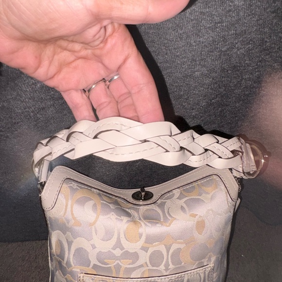 Coach *Vintage* Chelsea Optic Signature Shoulder Bag NWOT 🦄 RARE 🦄 Hobo - Picture 2 of 7